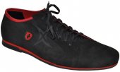 Pánska kožená obuv LAVAGIO 7963 - čierno-červené