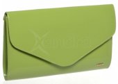 Spoločenská kabelka lak SP102 - GROSSO  8918 - zelená