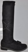 Dámske strečové čižmy Cortini 9610 - čierne