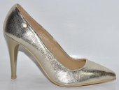 Dámske kožené lodičky Olivia Shoes - 944 - 10148 - zlaté