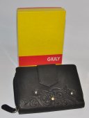 Dámska kožená peňaženka 11265 - čierna