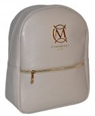 Dámsky kožená ruksak Massino Conti 11417 - béžový