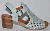 Dámske kožené sandálky Rovigo 11517 - mentolové
