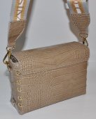Dámska kožená kabelka Massimo Conti 11576 - béžovo hnedá