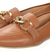 Dámske kožené mokasínky Olivia Shoes 5042 - 11625 - škoricové