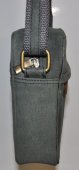 Pánska kožená crossbody taška 11736 - čierno šedá