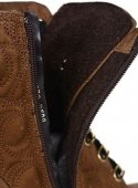 Dámske kožené zateplené členkové čižmy Olivia Shoes  2253 - 11771 - hnedé