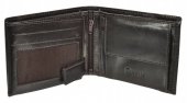 Pánska kožená peňaženka Grosso 11792 - tmavo hnedá