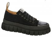 Dámske kožené poltopánky Olivia Shoes 11909 - čierne