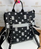 Dámska kabelka-ruksak Massimo Conti 12088 - čierna