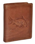 Pánska kožená peňaženka Ryba 12297 - hnedá