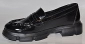 Dámske kožené mokasínky Olivia Shoe 12397 - čierne