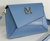 Dámska kožená kabelka Massimo Conti 12402 - modrá