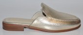 Dámske kožené vsuvky Olivia Shoes 12422 - zlaté
